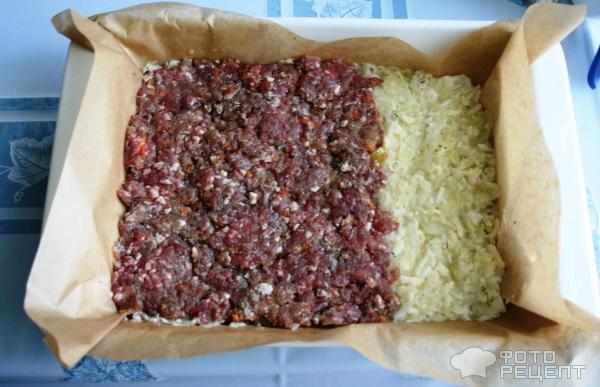 мясная запеканка с капустой и сыром