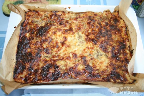 мясная запеканка с капустой и сыром