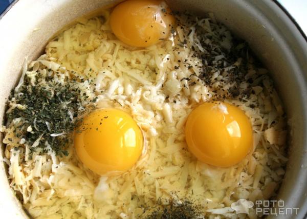 мясная запеканка с капустой и сыром