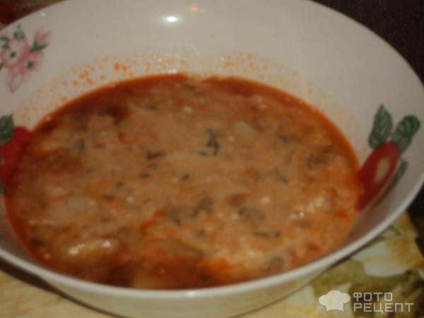 Суп из фасоли с мясом фото