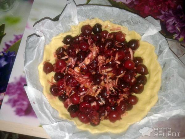 Вишневый пирог фото