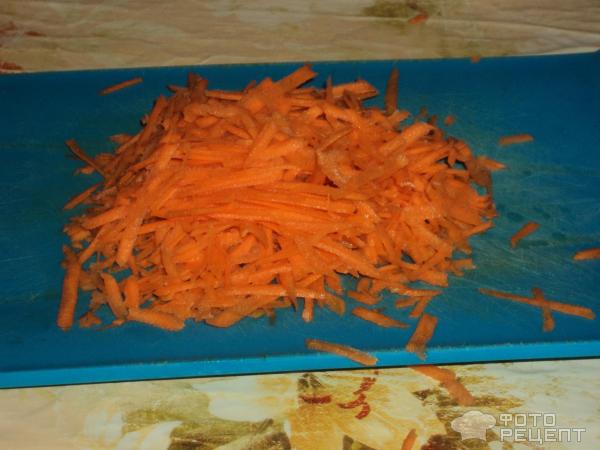 Зубатка на подушке из моркови фото