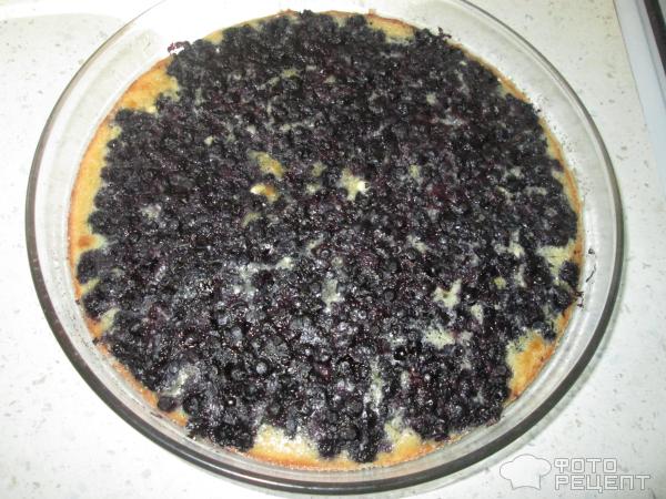 Черничный пирог фото