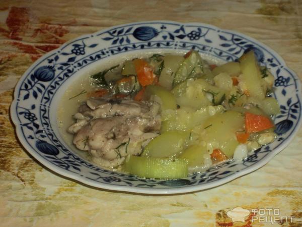Тушеные кабачки фото