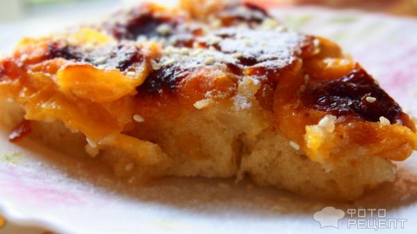 Бисквитный пирог с абрикосами в мультиварке - рецепт автора Евгения ✈️