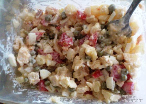 Салат с говяжьей печенью и горошком рецепт с Салат с говяжьей печенью и горошком рецепт с