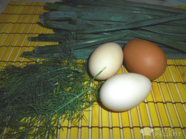 Салат Лук с яйцом фото