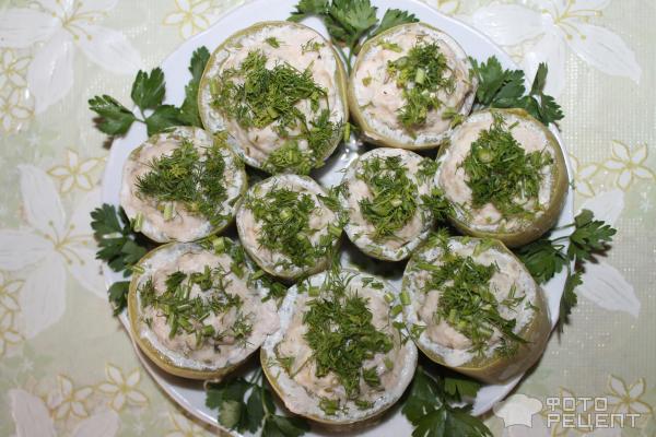 Фаршированные кабачки фото