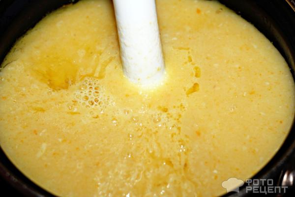 Овощной суп-пюре из патиссонов фото