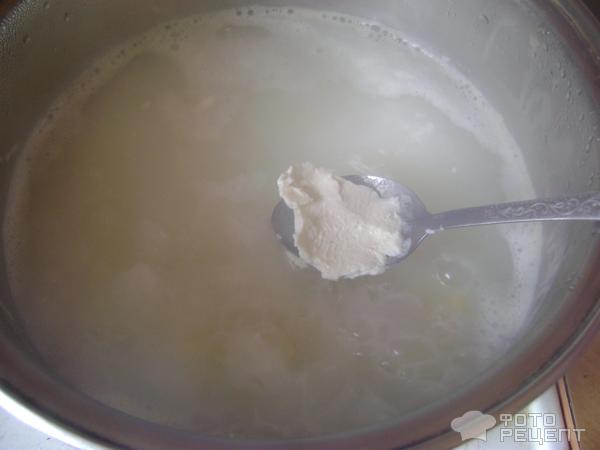 Сырный суп с ветчиной фото