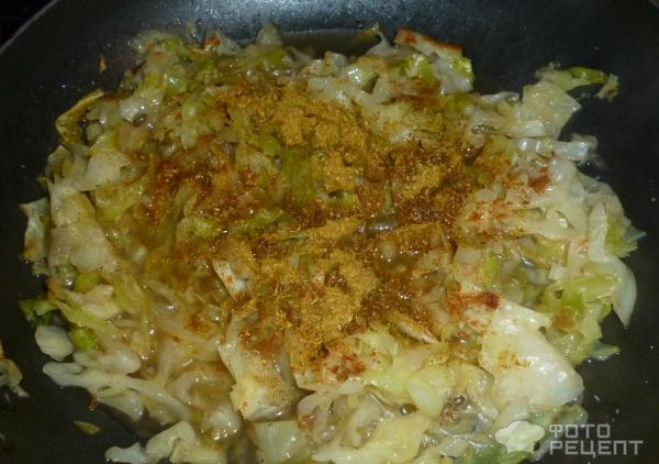 Капуста тушеная с овощами фото