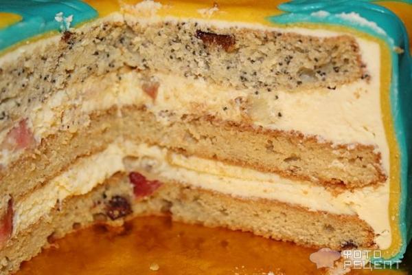 Бисквитный торт Миньон фото