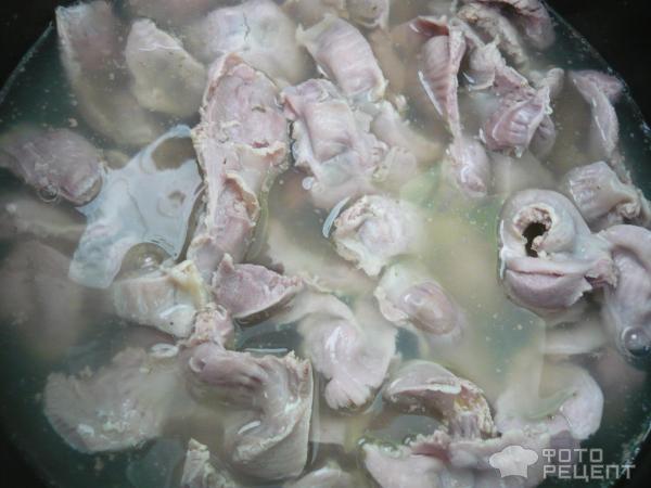 Тушеные куриные желудки в мультиварке фото