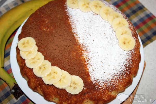 Банановый пирог фото