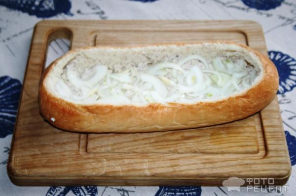Сочная пицца - бутерброды на хрустящем батоне за 10 минут - пошаговый рецепт с фото на Готовим дома
