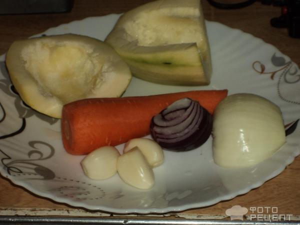 Овощи запеченные в духовке фото