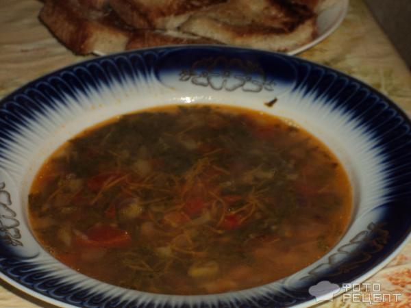Фасолевый суп фото