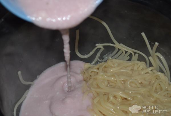 Спагетти с клубникой фото
