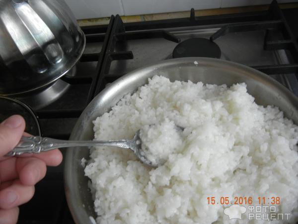 Белоснежный рис на гарнир фото