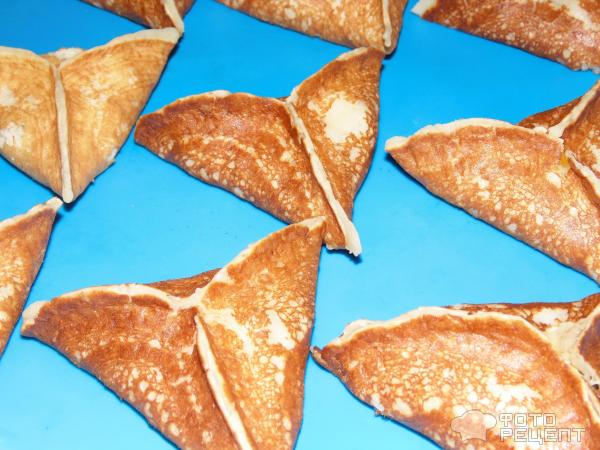 Блинчики с грибами и сыром фото