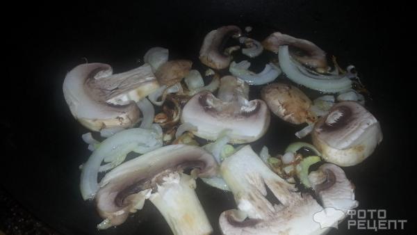 Быстрый омлет с грибами фото