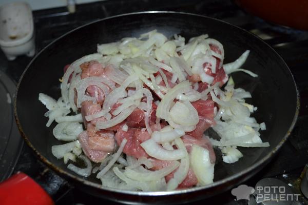 Свинина в картофельных тарелочках фото