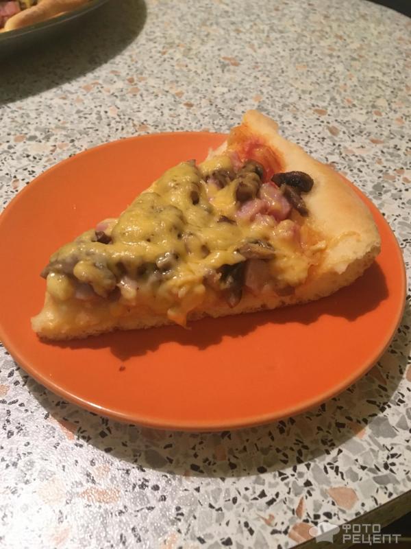 Пицца Ветчина-грибы фото