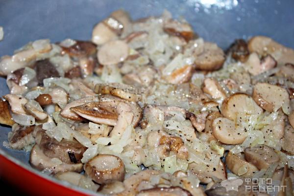Картофель с белыми грибами по-деревенски фото