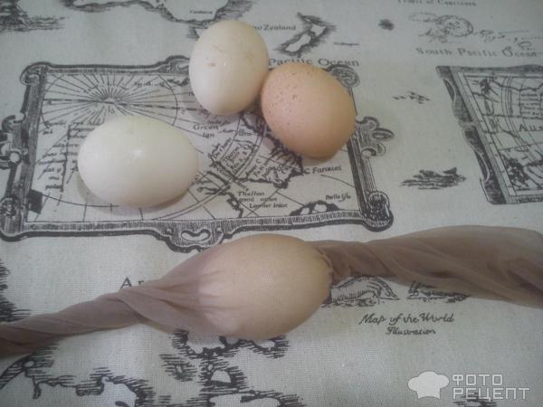 Яйца вареные наизнанку фото