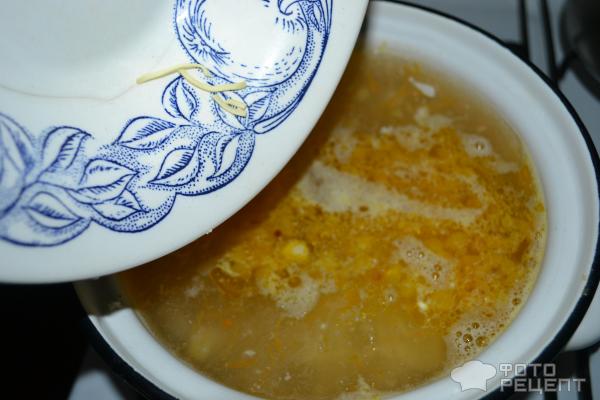 Куриный суп с вермишелью фото