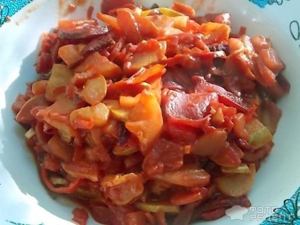 Тушеные кабачки фото