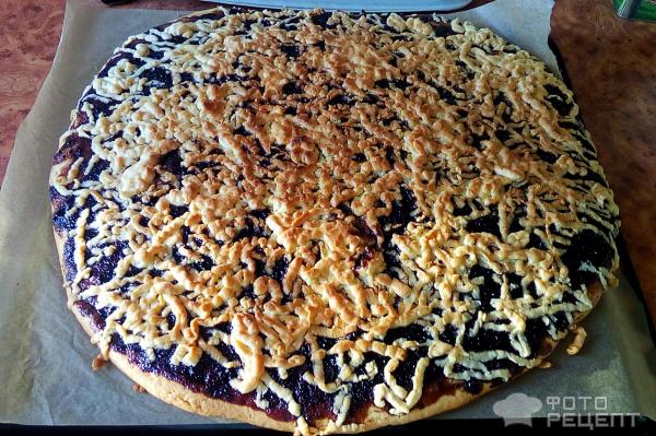 Тертый пирог с вареньем/ печенье Венское фото
