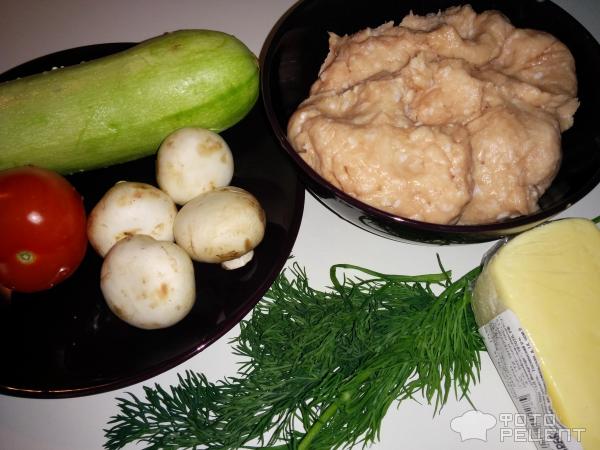 Овощная запеканка с фаршем фото