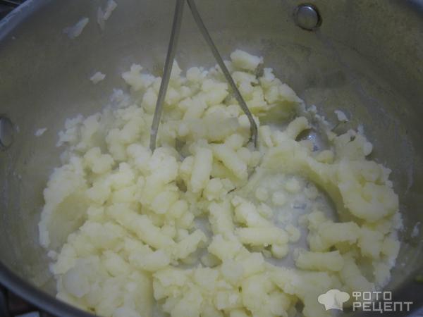Картофельная запеканка с брокколи фото