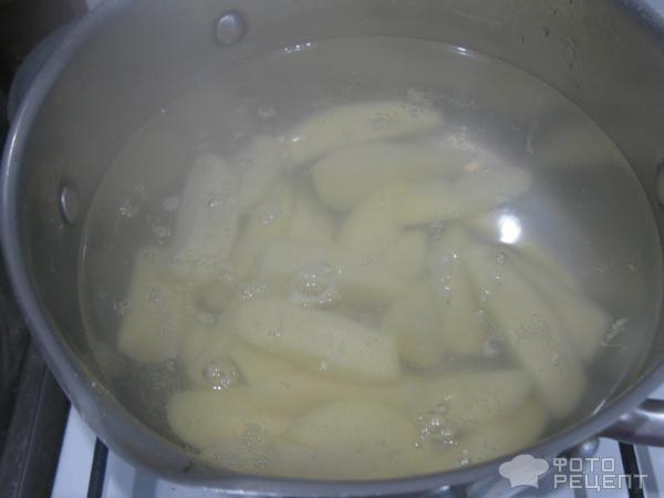 Картофельная запеканка с брокколи фото