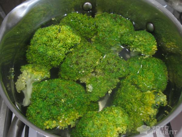 Картофельная запеканка с брокколи фото