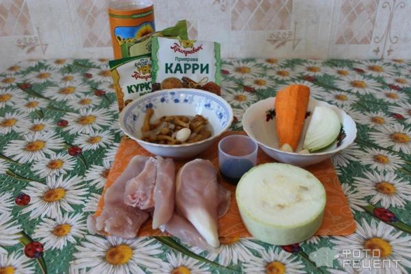 Курица с овощами фото