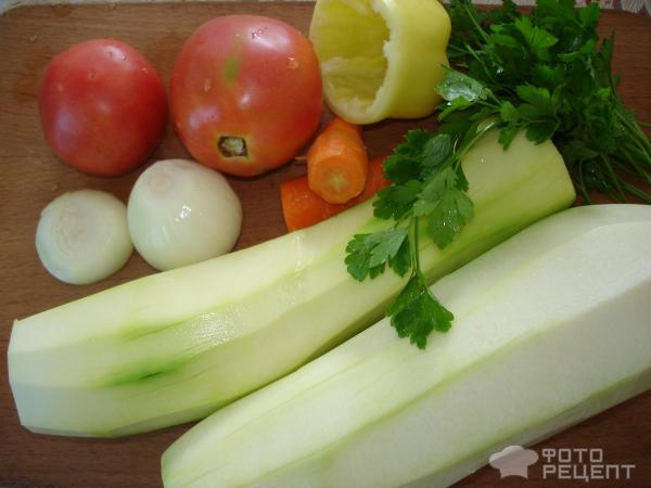 овощное рагу с кабачками рецепт с фото