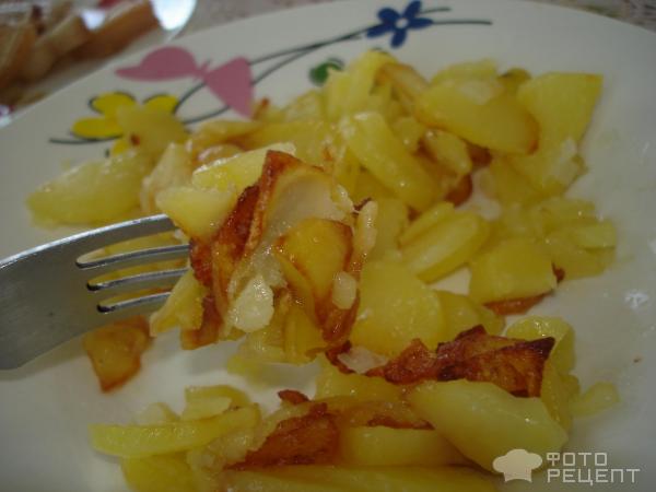 картошка жареная на сале рецепт