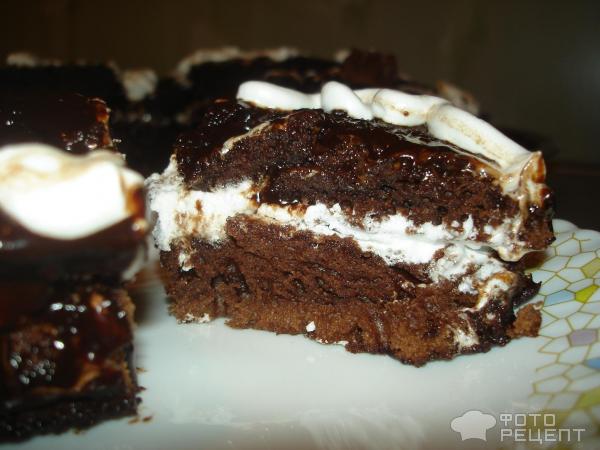 Бисквитный торт с белковым кремом - 15 пошаговых фото в рецепте