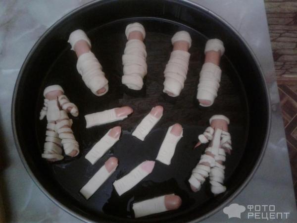 Закуска Отрезанные пальцы на Хэллоуин фото