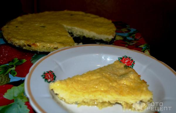 Запеканка-пирог из кабачков фото