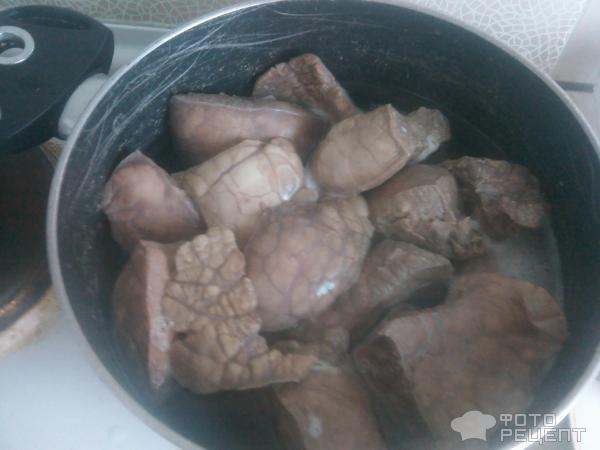 Печень свиная с луком – пошаговый рецепт приготовления с фото