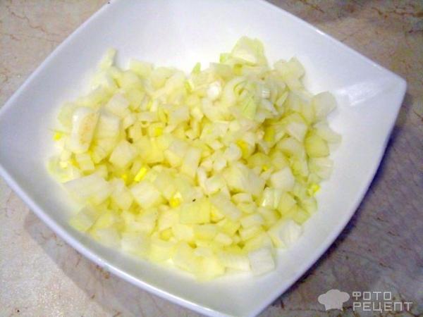 Рецепт: Салат с красной фасолью - Постный салат из фасоли с грецким орехом