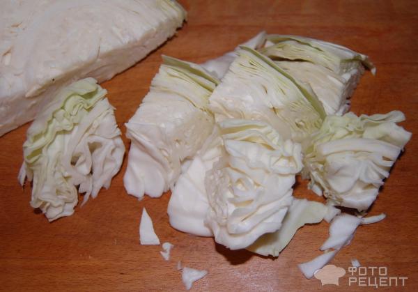 Рецепт быстрого приготовления маринованной капусты кусочками - пошаговый фоторецепт