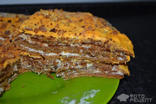Торт Медовик с кремом из сгущенки и масла фото