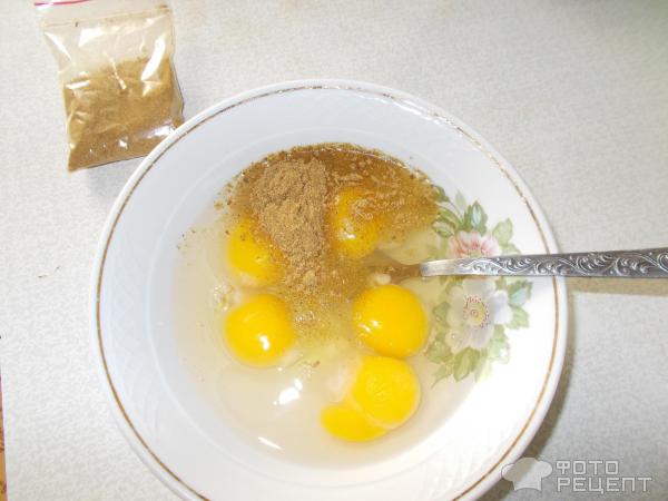 Омлет с гренками фото