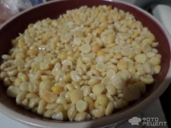 Гороховый суп на куриной косточке фото