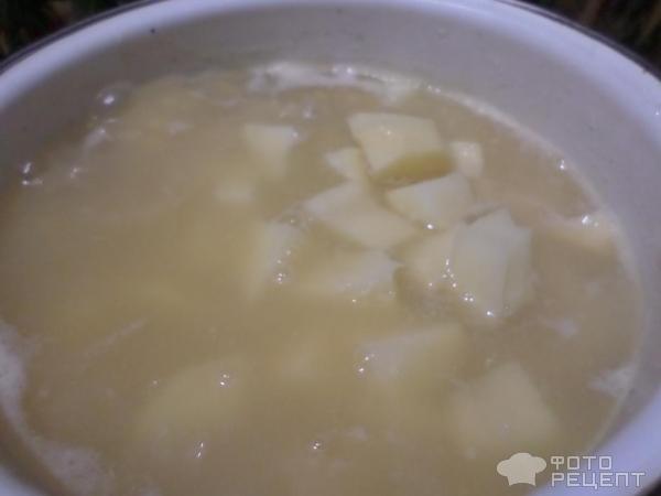 Гороховый суп на куриной косточке фото