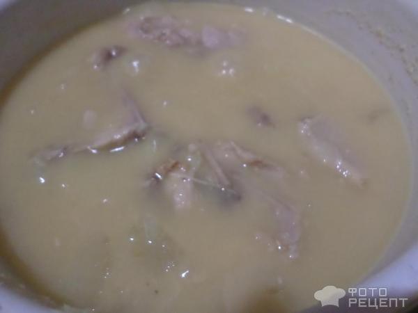 Гороховый суп на куриной косточке фото
